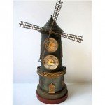 antique 1890s french windmill clock