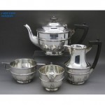 antique 1894 sterling tea set