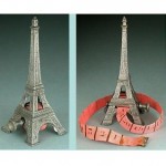 antique 1900s eiffel tower measuring tape