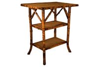 antique 19th century bamboo side table