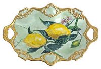 antique 19th century handpainted tray