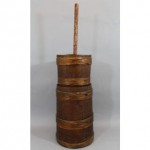 antique 19th century oak butter churn