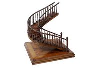 antique 19th century staircase model