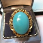 antique turquoise ring