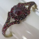 antique victorian garnet bracelet