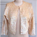 vintage 1940s beaded cardigan