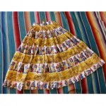 vintage 1950s novelty print skirt