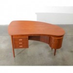 vintage 1950s teak desk