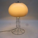 vintage 1960s mushroom table lamp