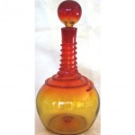 vintage 1967 blenko decanter