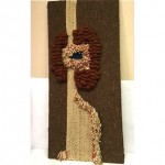 vintage 1970s fiber wall art