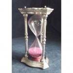 vintage 1970s italian silver hourglass