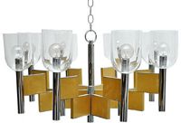 vintage 1970s sciolari chandelier