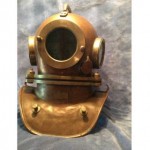 vintage 1990s russian diving helmet