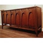 vintage broyhill brasilia walnut credenza