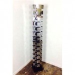 vintage c jere chrome floor lamp