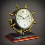 vintage chelsea marine desk clock