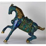 vintage chinese export cloisonne horse