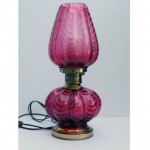 vintage fenton table lamp