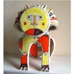 vintage guido gambone sun lion