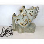 vintage hedi schoop pottery lamp