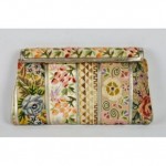 vintage judith leiber needlework clutch