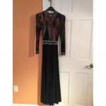 vintage leonard silk maxi dress