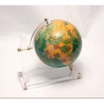 vintage lucite desk globe