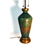 vintage marbro ceramic lamp