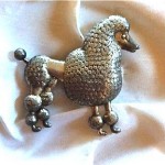 vintage margot de taxco sterling poodle brooch