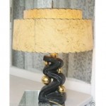 vintage mid-century abstract lamp