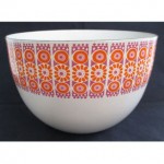 vintage mid-century kaj ranck arabia enamel bowl