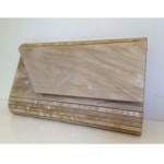 vintage mid-century marble lucite clutch