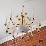 vintage mid-century tynell lightolier chandelier