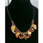 vintage miriam haskell bells necklace