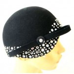 vintage mr john rhinestone cloche