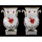 vintage pair herend vases