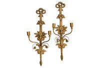 vintage pair of sconces