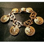 vintage versace medusa bracelet