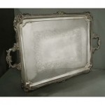 antique 1911 english sterling silver tray