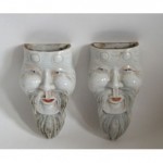 antique 19th century chinese wall vases