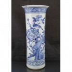 antique large chinese 19th century sleeve vase