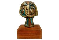 pre-owned 2000s bronze abstract sculpture