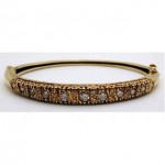 vintage 14k diamond bracelet