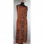 vintage 1920s beaded silk flapper dress