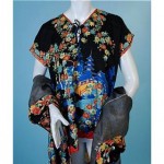 vintage 1920s lounge pj top and kimono jacket