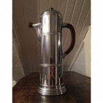 vintage 1930s farber brothers chrome cocktail shaker