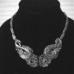 vintage 1940 margot de taxco swan necklace