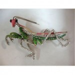 vintage 1940s marcel boucher praying mantis brooch