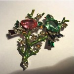 vintage 1942 alfred philippe trifari book piece brooch